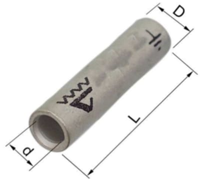 Elpress KSF95M Copper Compression Through Connector 95 mm², Central Partition