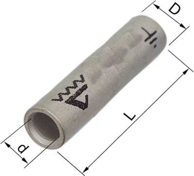 Elpress KSF120M Copper Compression Through Connector 120 mm², Central Partition