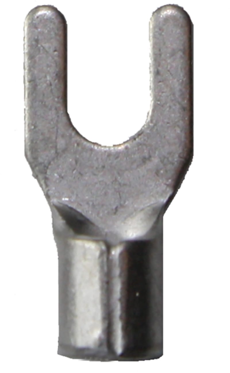 Abiko B1065G Uninsulated Flanged Fork (Spade) Terminal 10 mm² M6