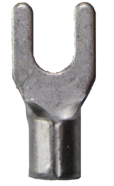 Abiko B1065G Uninsulated Flanged Fork (Spade) Terminal 10 mm² M6