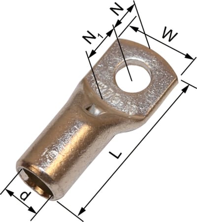 Elpress KRT95-8 Copper Tube Cable Lug 95 mm² M8