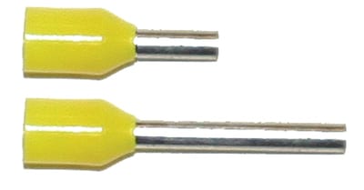 Abiko Insulated Wire-End Ferrule 35 mm² Beige 25 mm barrel