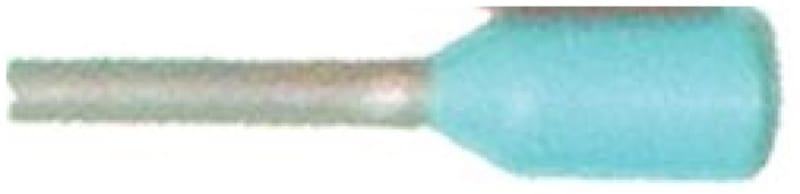 Abiko Insulated Wire-End Ferrule 0.34 mm² Turquoise long barrel