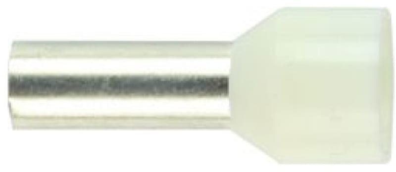 Abiko Insulated Wire-End Ferrule 10 mm² Ivory long barrel