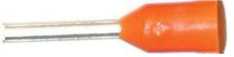 Abiko Insulated Wire-End Ferrule 0.5 mm² Orange type ST
