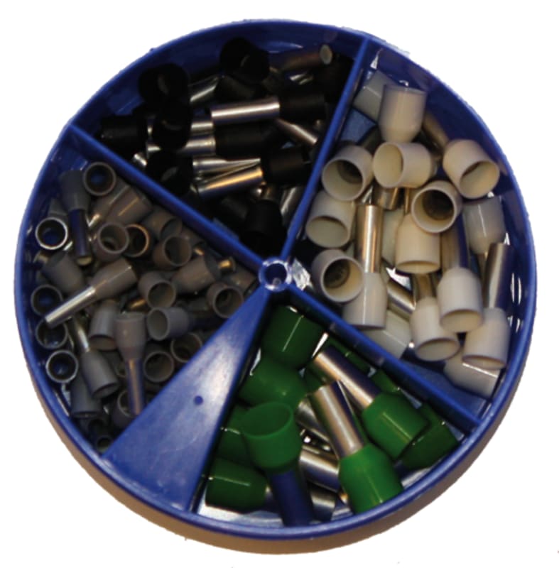 Abiko Wire-end ferrule assortment, insulated, 4.0–16 mm² (2017316)