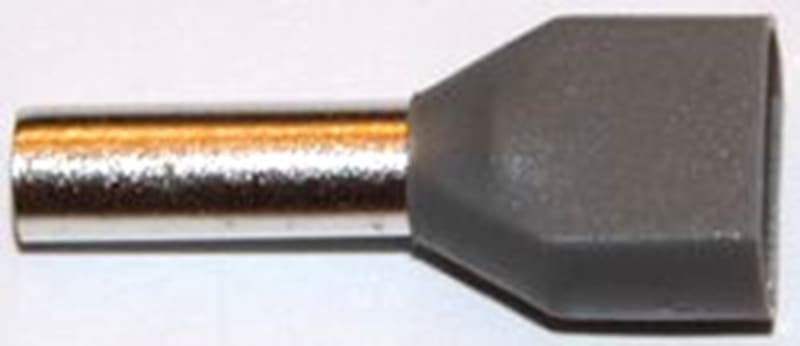 Abiko Insulated Twin Wire-End Ferrule 2×4 mm²
