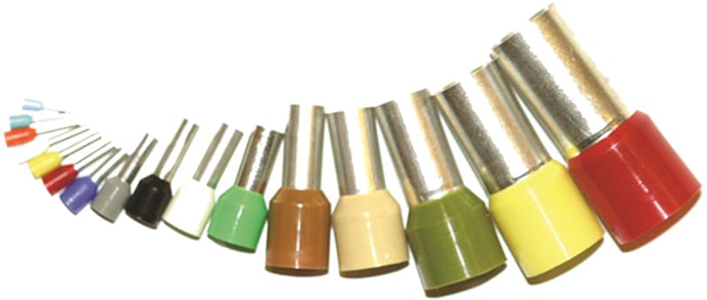 Abiko Insulated Wire-End Ferrule 0.75 mm² White 6 mm barrel