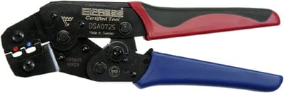 Elpress Crimping tool for insulated connectors, 0.75–2.5 mm²