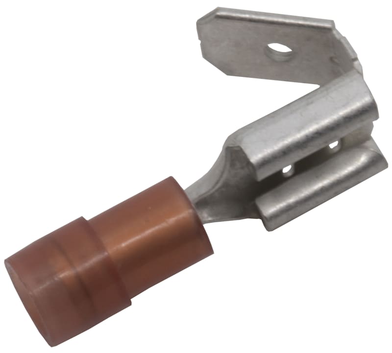 Elpress Spadecoupling with branch, red, 1,5mm², width 7,4mm, length 22mm, 6,3X0,8