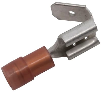 Elpress Spadecoupling with branch, red, 1,5mm², width 7,4mm, length 22mm, 6,3X0,8