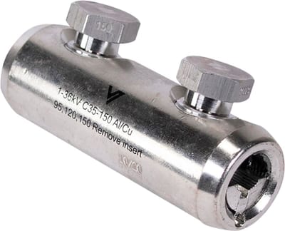 Melbye Screw Splice Sleeve, 1–36 kV, Al/Cu 35–150 mm² (C35-150)