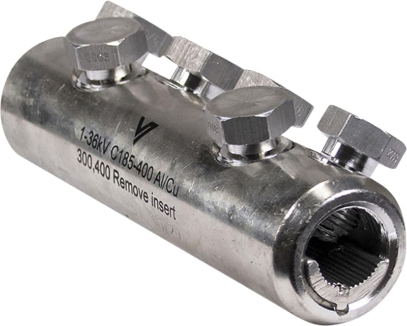 Melbye 1-36kV C185-400 Al/Cu Screw Splice Sleeve 185-400 mm²