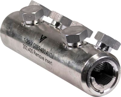 Melbye 1-36kV C185-400 Al/Cu Screw Splice Sleeve 185-400 mm²