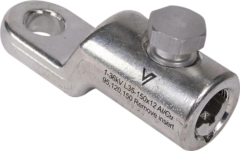 Screw Cable Lug 1-36KV 35-150X12 (1-36KV L35-150X12 Al/Cu)