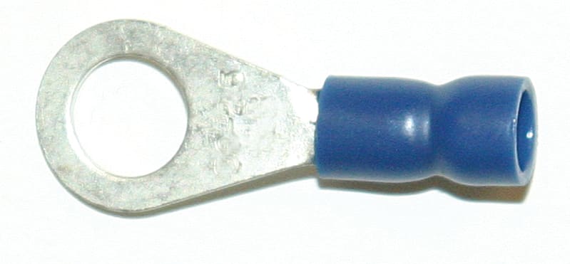 Abiko A 2532 R Insulated Ring Terminal 2.5 mm² M3 (Blue)