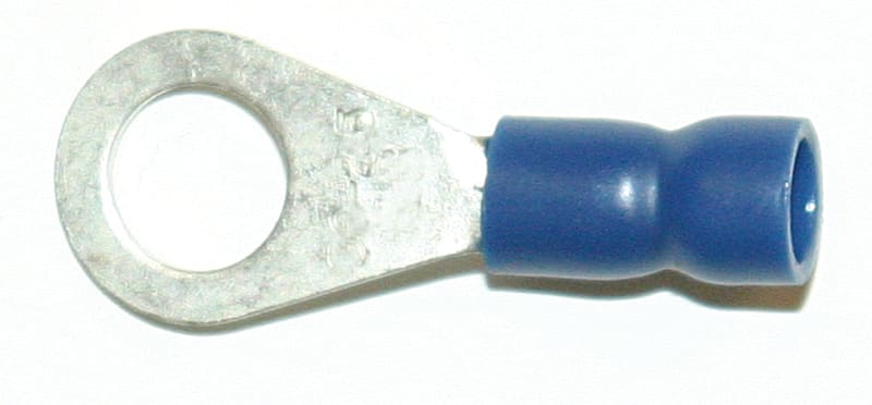 Abiko A 2585 R Insulated Ring Terminal 2.5 mm² M8 (Blue)