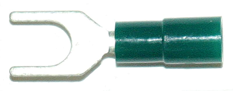Abiko A 0832 G Insulated Fork Terminal 0.75 mm² M3 (Red)