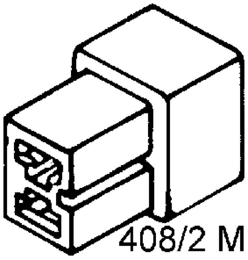 Abiko 408/1 M Flat-Tab Insulation Housing (1-Pole)