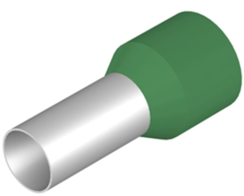C 16,0/24 Green END FERRULE, L1 (H16,0/22 Gn)