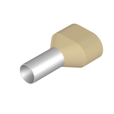 J.f.knudtzen Wire end ferrule, Twin wire-end ferrule, 10 mm²