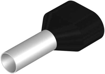 J.f.knudtzen Wire end ferrule, Twin wire-end ferrule, 6 mm²