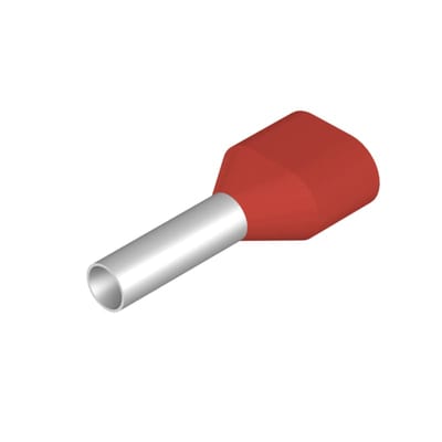J.f.knudtzen Wire end ferrule, Twin wire-end ferrule, 1 mm²