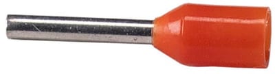 Melbye A0,5-10ET Insulated Wire-End Ferrule, 0.5 mm² / 10 mm (Orange)