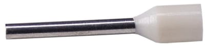 Melbye A0,75-10ET Insulated Wire-End Ferrule, 0.75 mm² / 10 mm (White)