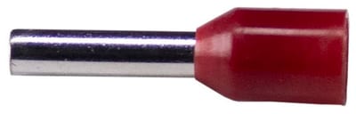 Melbye A1,5-8ET Insulated Wire-End Ferrule, 1.5 mm² / 8 mm (Red)