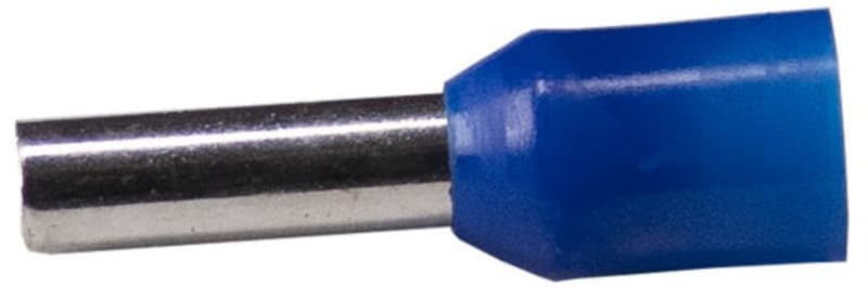 Melbye A2,5-8ET Insulated Wire-End Ferrule, 2.5 mm² / 8 mm (Blue)