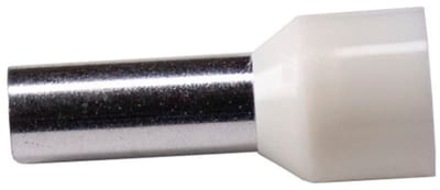Melbye A10-12ET Insulated Wire-End Ferrule, 10 mm² / 12 mm (Ivory)