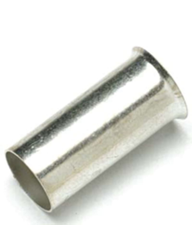 Melbye B0,75-6ET Uninsulated Wire-End Ferrule, 0.75 mm² / 6 mm