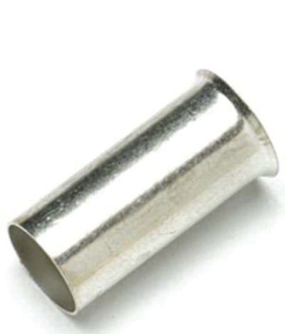 Melbye B2,5-12ET Uninsulated Wire-End Ferrule, 2.5 mm² / 12 mm