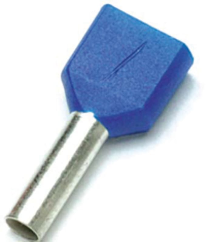 Melbye A10-14ET2 Insulated Twin Wire-End Ferrule, 2 × 10 mm² / 14 mm