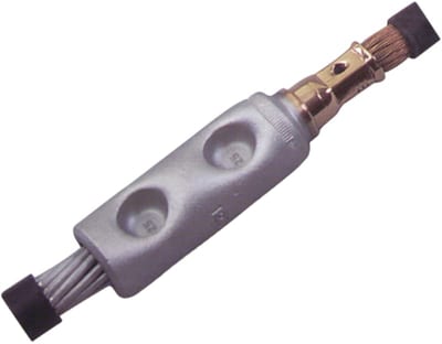 Elpress AKS70-35 Aluminium-Copper Bimetallic Through Connector 70 mm² Al / 35 mm² Cu