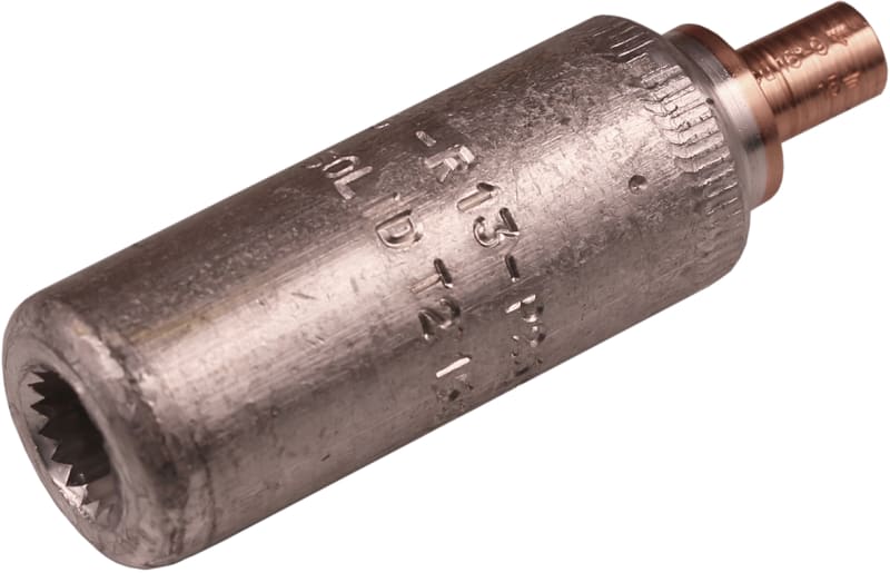 Elpress AKS95-35 Aluminium-Copper Bimetallic Through Connector 95 mm² Al / 35 mm² Cu