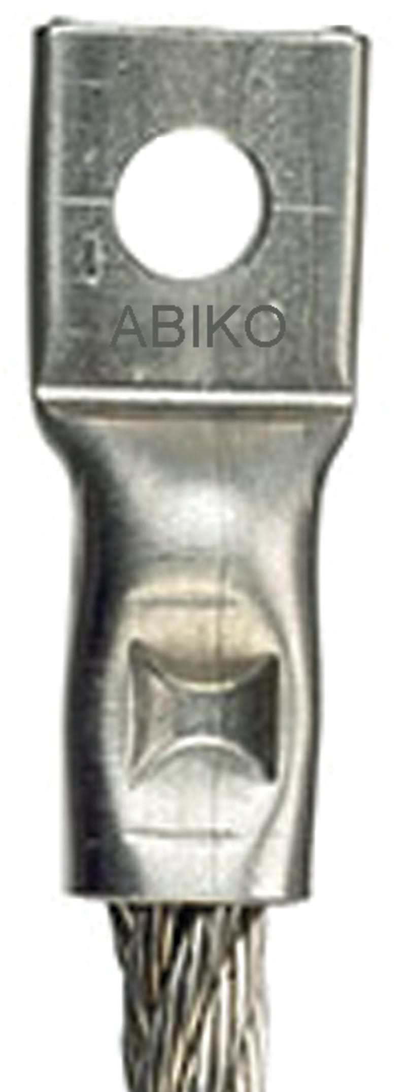 Abiko K 35-10 Stainless Steel Tube Cable Lug 35 mm² M10
