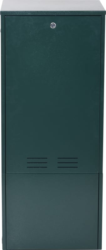 Stansefabrikken KTV700 Outdoor Cable Cabinet Green, C101 Lock and Trio Hole (2400024)