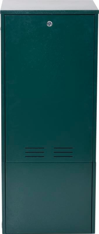 Stansefabrikken KTV700 Outdoor Cable Cabinet Green, C101 Lock and Trio Hole