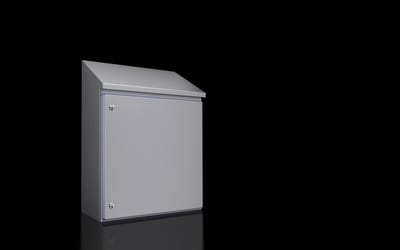 Rittal HD Hygienic Design Stainless-Steel Compact Enclosure 610x650x300 mm