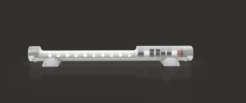 Cabinet lighting with screw fixing, spring (2400266)