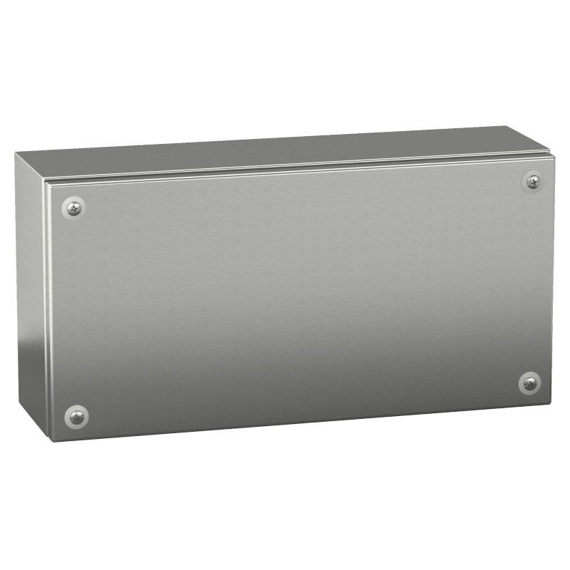 Schneider Electric Stainless steel wall mounted industrial box, PanelSeT SBX, 200X400X120 mm, IP66 NSYSBX204012