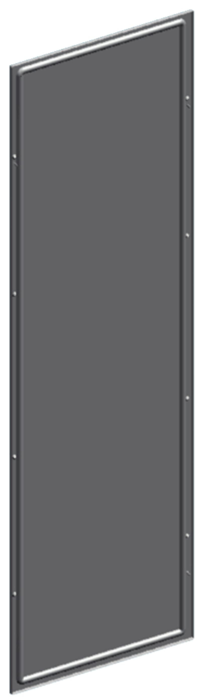 ABB Side wall, series TriLine, Flatpack (unmounted), Powder-coated, in RAL 7035, Grid unit 12 GU, Overall height 8 2CPX045820R9999