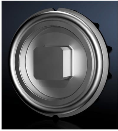 Rittal VX 8618.300 Lock Insert Type G Die-Cast Zinc 7 mm Square