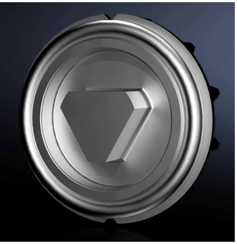 Rittal VX lock insert, type G, die-cast zinc, 8 mm triangular, for VX and VX IT comfort handle 8618303