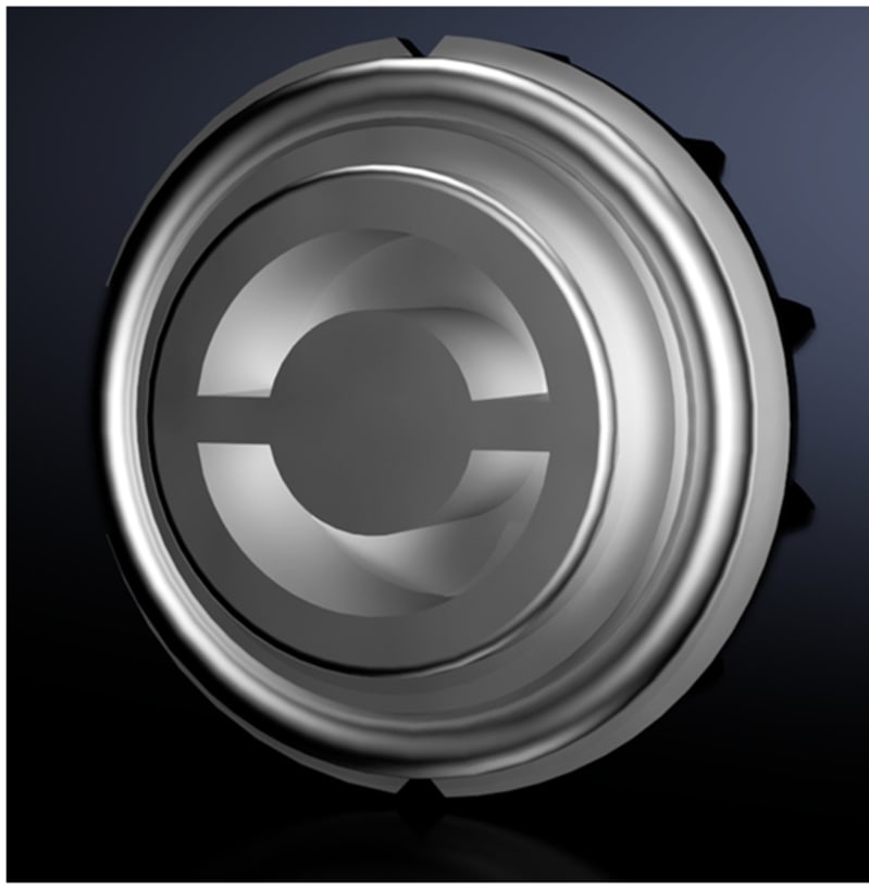 Rittal VX Lock Insert Type G Daimler, Die-Cast Zinc (8618305)