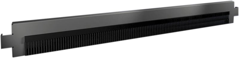 Rittal VX Base/Plinth Trim Panel with Brush 100 x 100 mm (8620094)