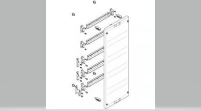 Schneider Electric MT1510SE ESPRO Terminal Block Mounting Module 60-Modules Single-Phase