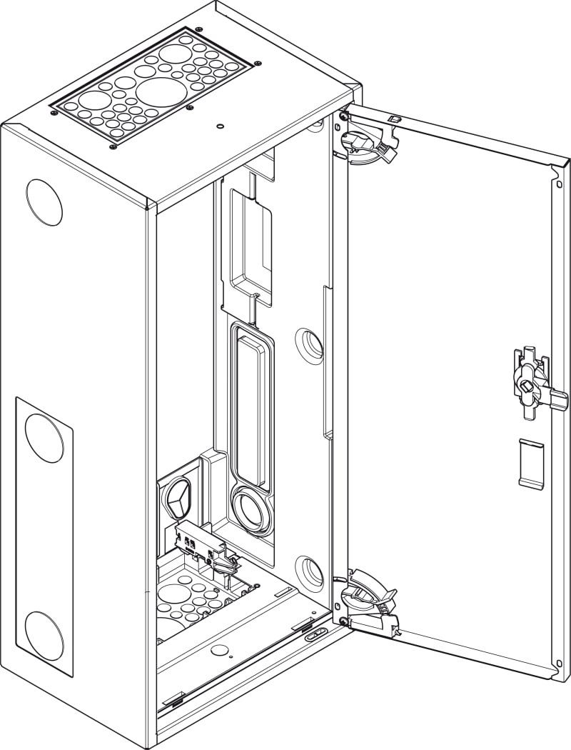 S wall-mount cabinet, kl,2, 300X650X210 (S14SE)